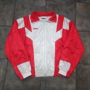 Vintage 90s Mitre Men's Small (Fits Medium) Soccer Windbreaker Track Jacket